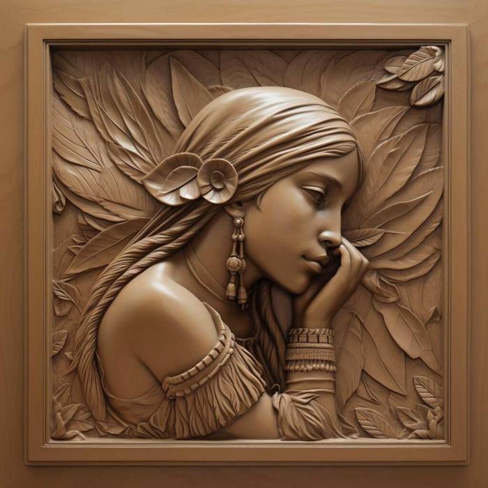 نموذج ثلاثي الأبعاد لآلة CNC 3D Art 